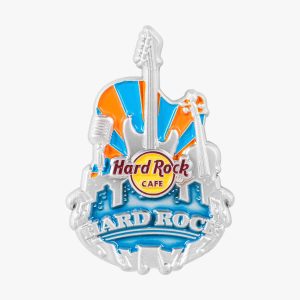Collectible 3D Core City Guitar Pin